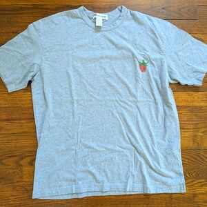 Commes Des Garçon SHIRT (unisex) Westfall Strawberry Grey Tee M